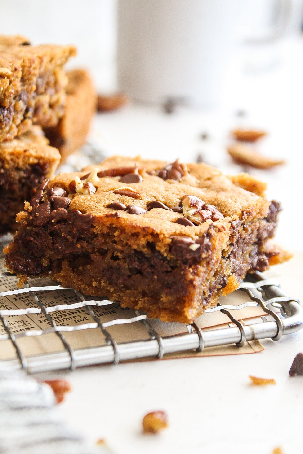 Brown Butter Pecan Cookie Bars